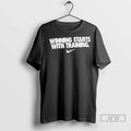 Officials Winning Starts With Training Ladies T Shirt Unisex