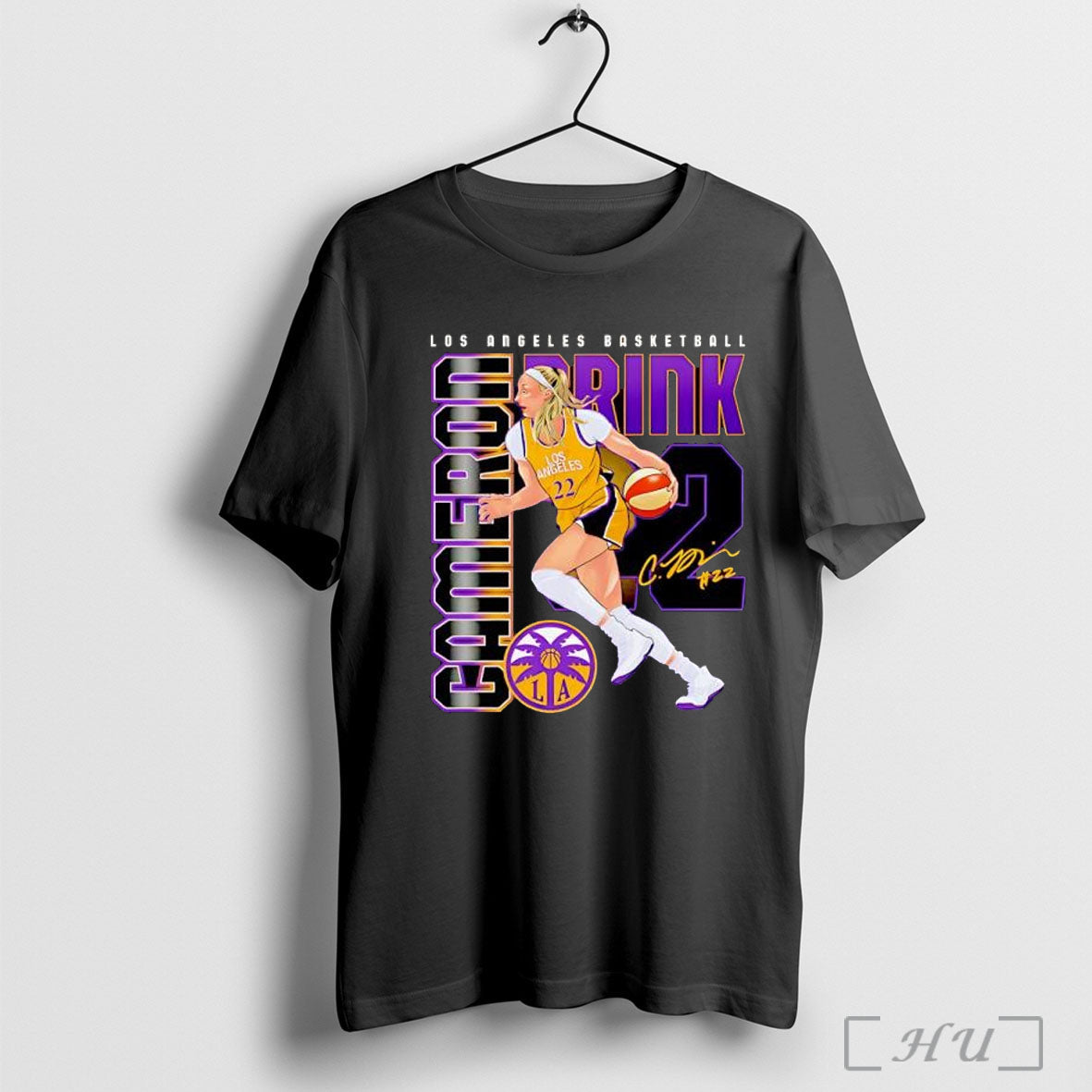 Officials Wnba Cameron Brink Los Angeles Sparks Player Number 22 T Shirt Unisex