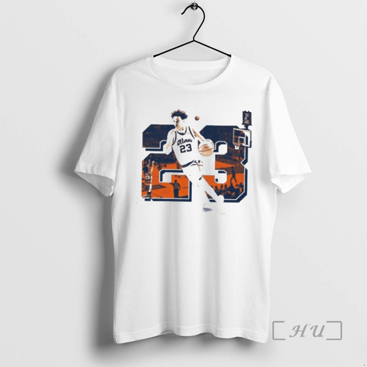 Officials Keaton Wagler Nba Illinois Fighting Illini Graphic Unisex