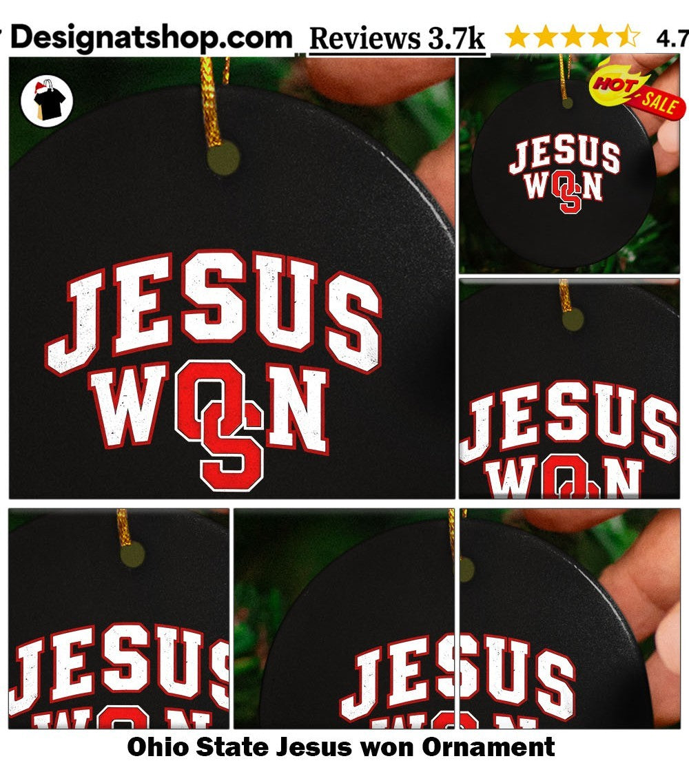 Ohio State Jesus won shirt