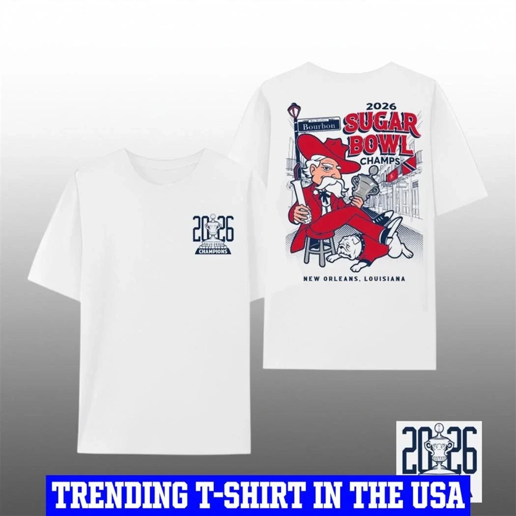 Ole Miss Mr Bourbon 2026 Sugar Bowl Champs Shirt Unisex