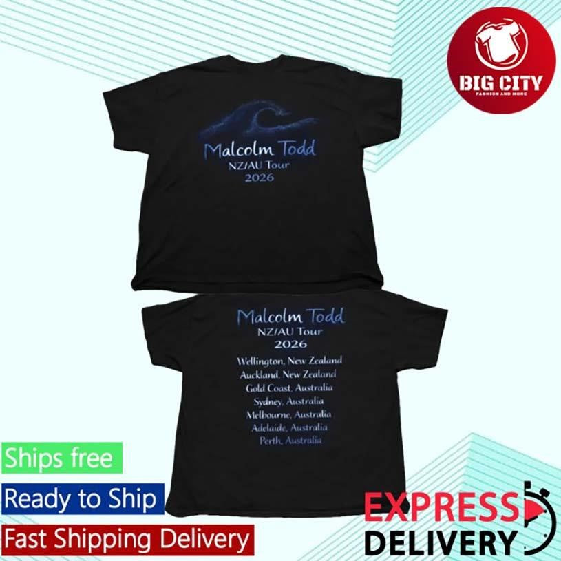Onrepeat Malcolm Todd Wave Tour Two Sided Shirt Unisex