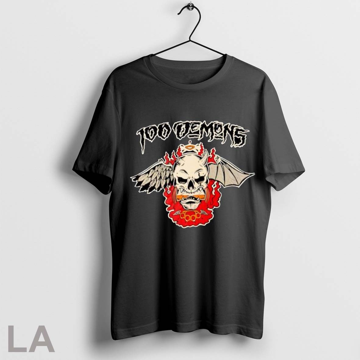 Original 100 Demons Band Logo T Shirt Unisex