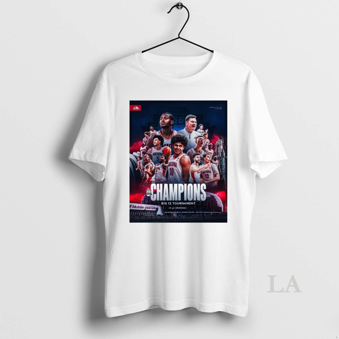 Original 2026 Big 12 Tournament Basketball Tournament Arizona Wildcats Mens Basketball Unisex