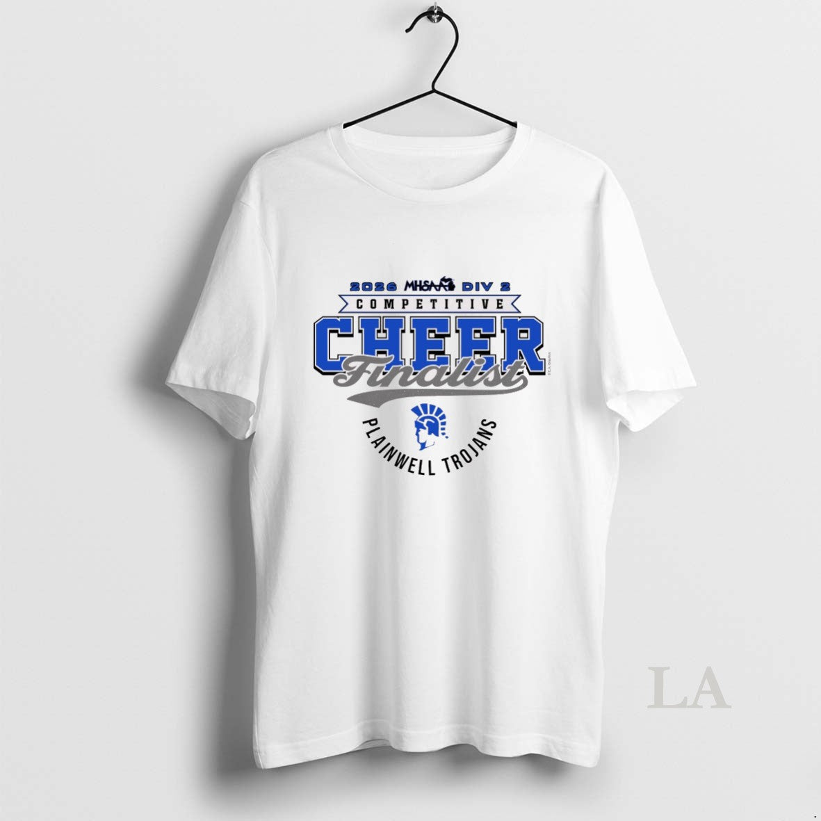 Original 2026 Mhsaa Competitive Cheer D2 Finalist Plainwell Trojans Unisex