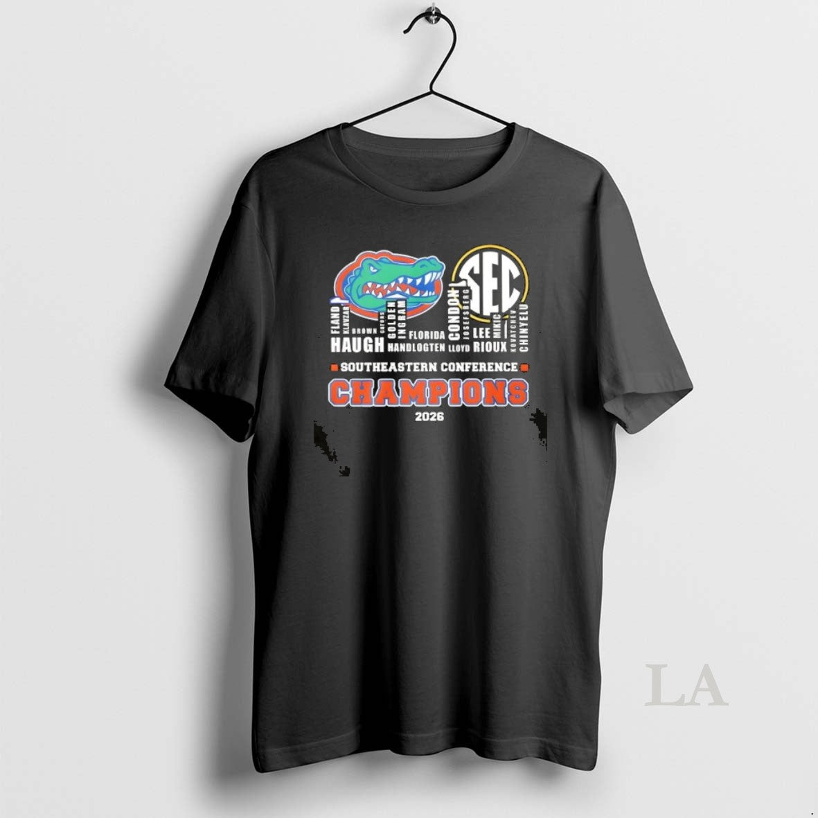 Original 2026 Sec Southeastern Conference Champions Florida Gators All Names City Skyline Unisex