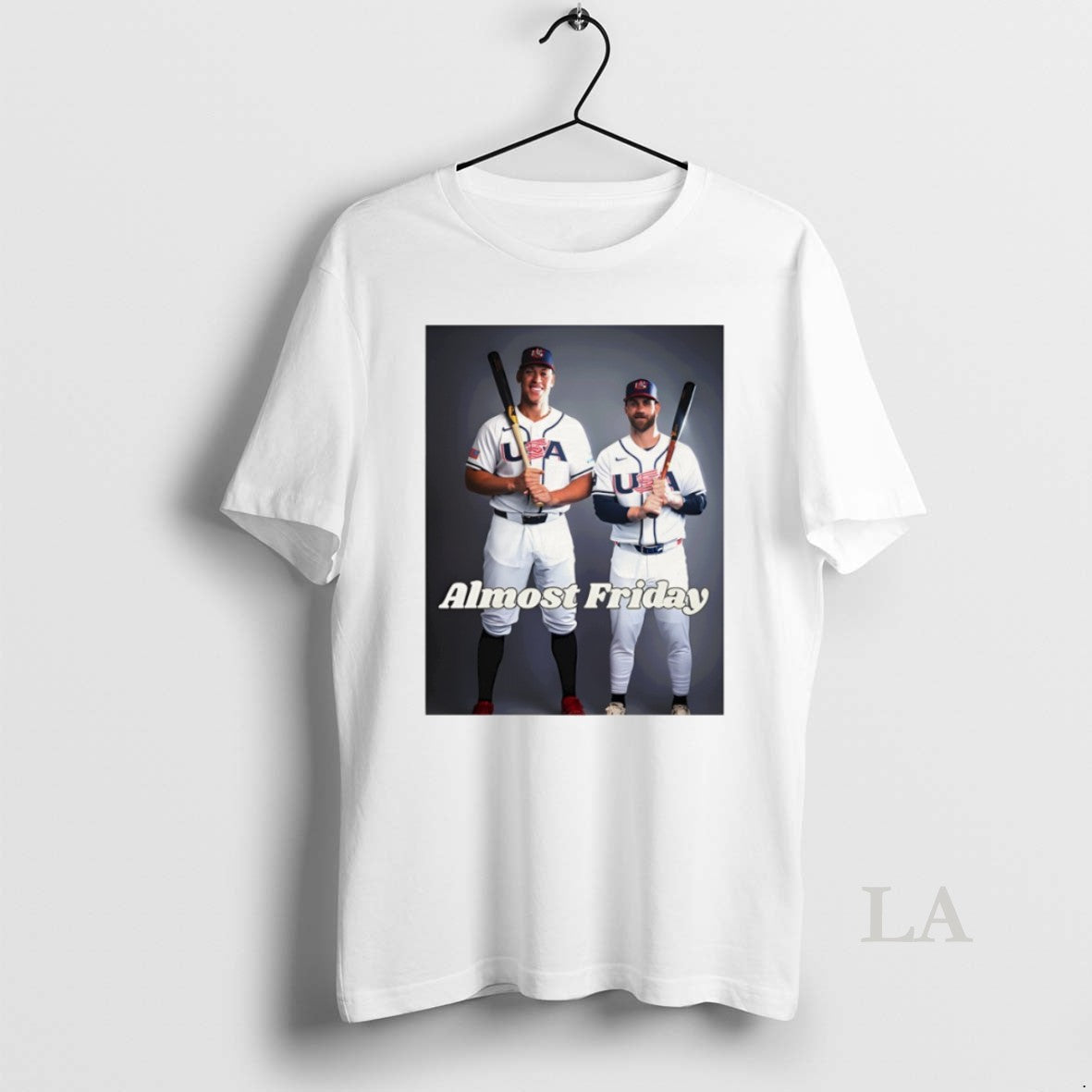Original Aaron Judge And Bryce Harper Usa Baseball World Baseball Classic Almost Friday Unisex