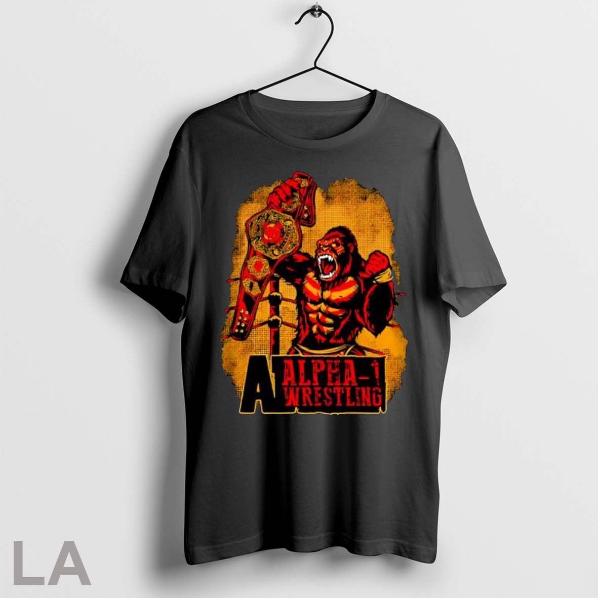 Original Alpha Wrestling A1 Champ Gorilla T Shirt Unisex