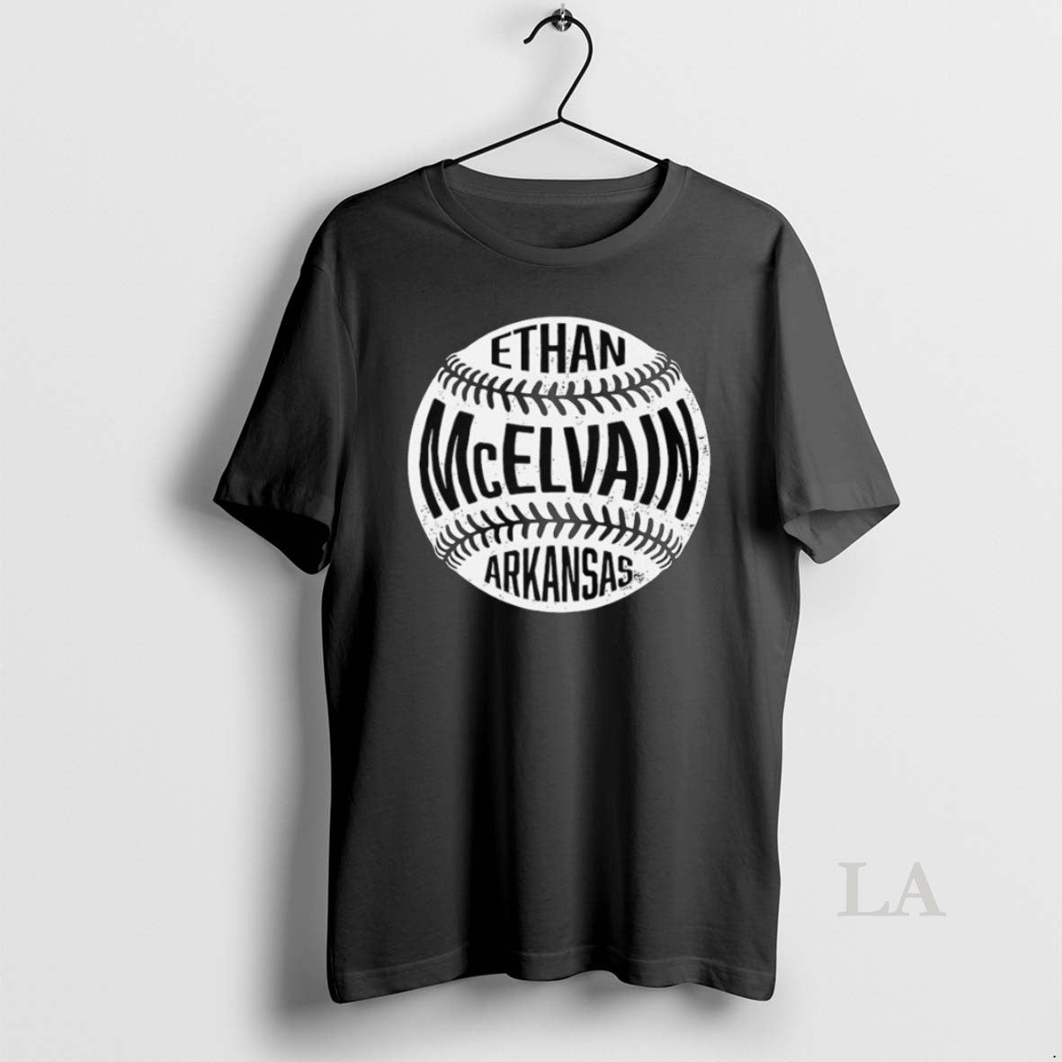 Original Arkansas Razorbacks Baseball Ethan Mcelvain Vintage Long Sleve Unisex