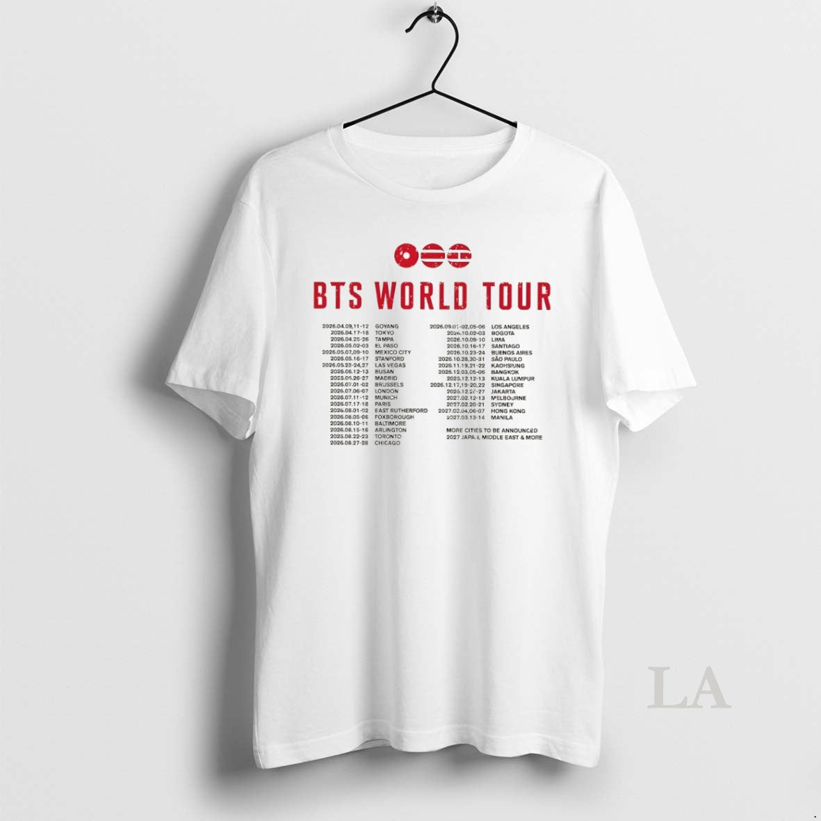 Original Bts World Tour 2026 Concert Bangtan Comeback Vintage Unisex