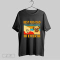 Original Best Pug Dad Ever Vintage T Shirt Unisex