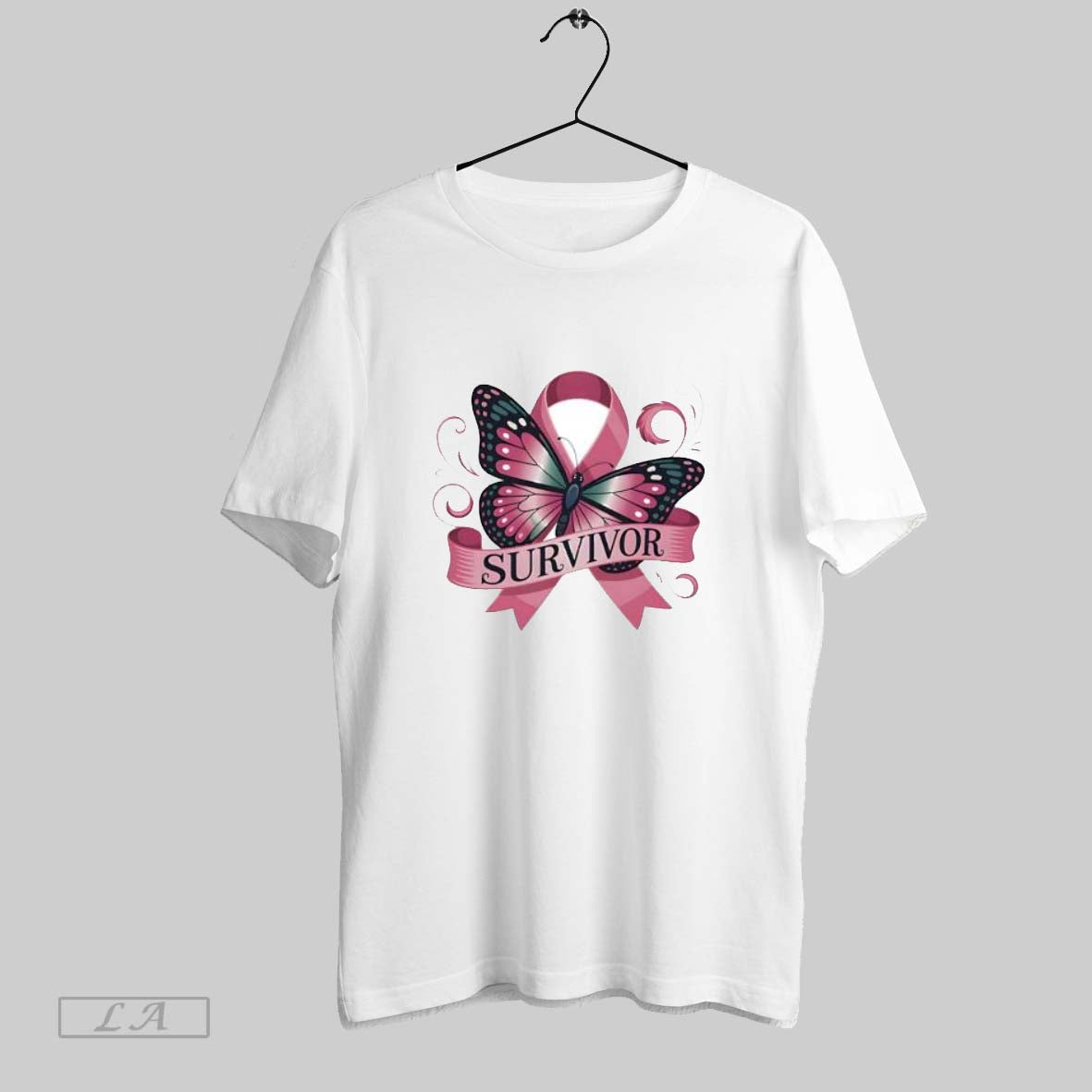 Original Breast Cancer Survivor Pink Butterfly Unisex