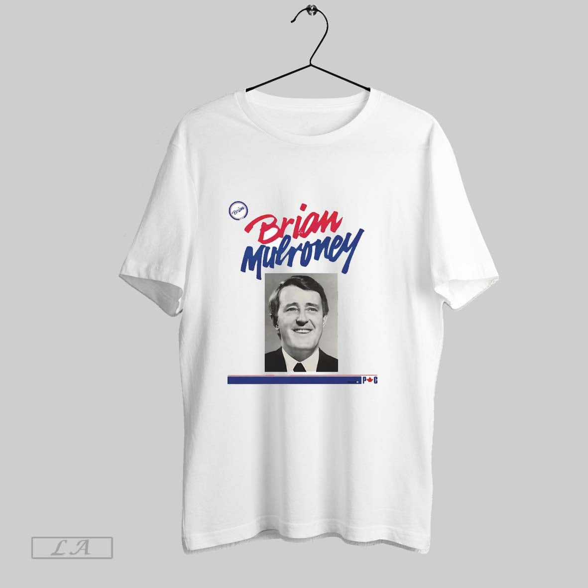 Original Brian Mulroney Poster Vintage T Shirt Unisex