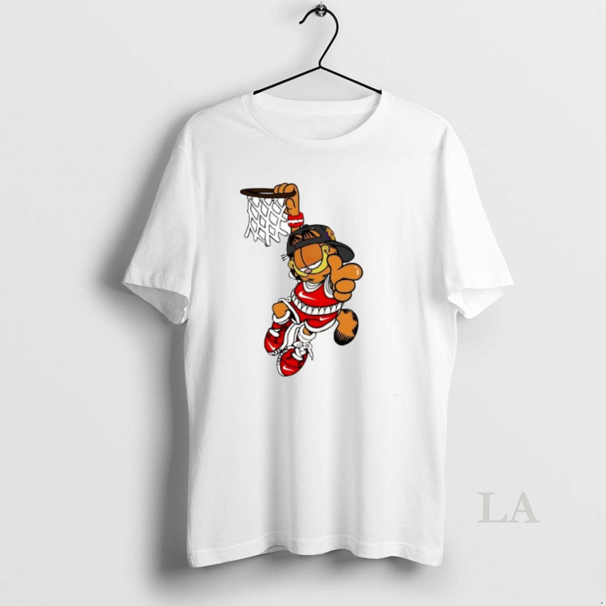 Original Cat Basketball Slam Dunk Red Jersey Unisex
