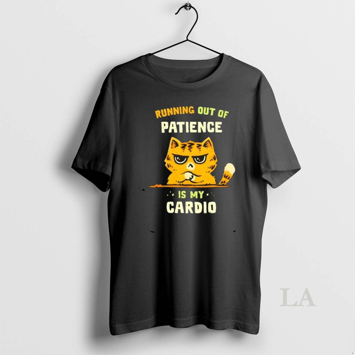 Original Cat Running Out Of Patience Is My Cardio Unisex