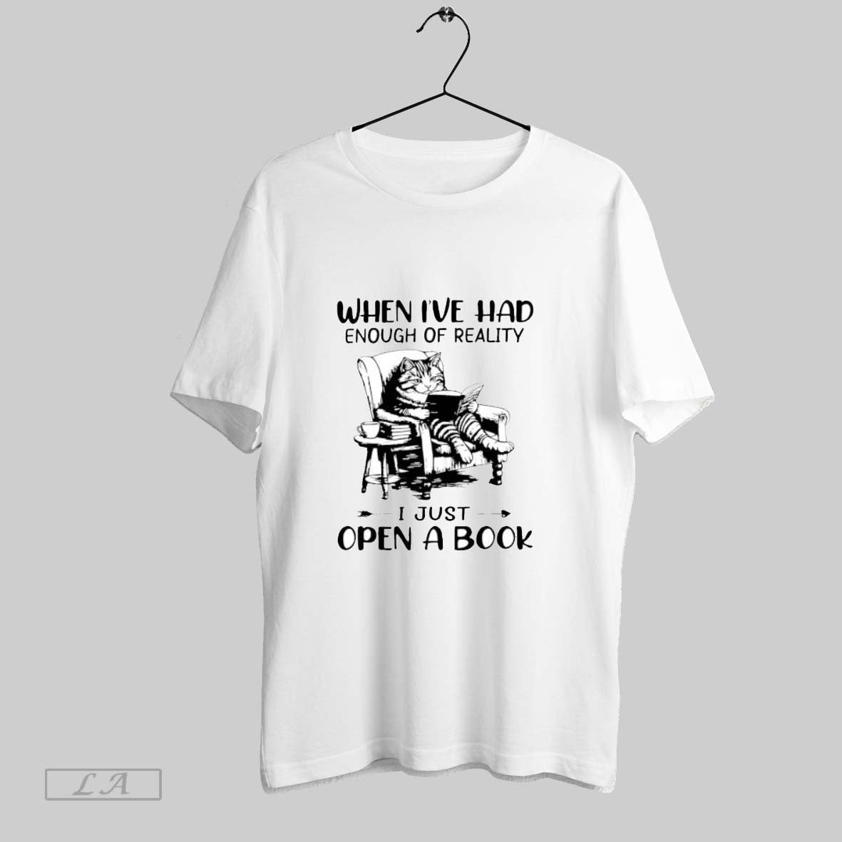 Original Cat When Ive Had Enough Of Reality T Shirt Unisex