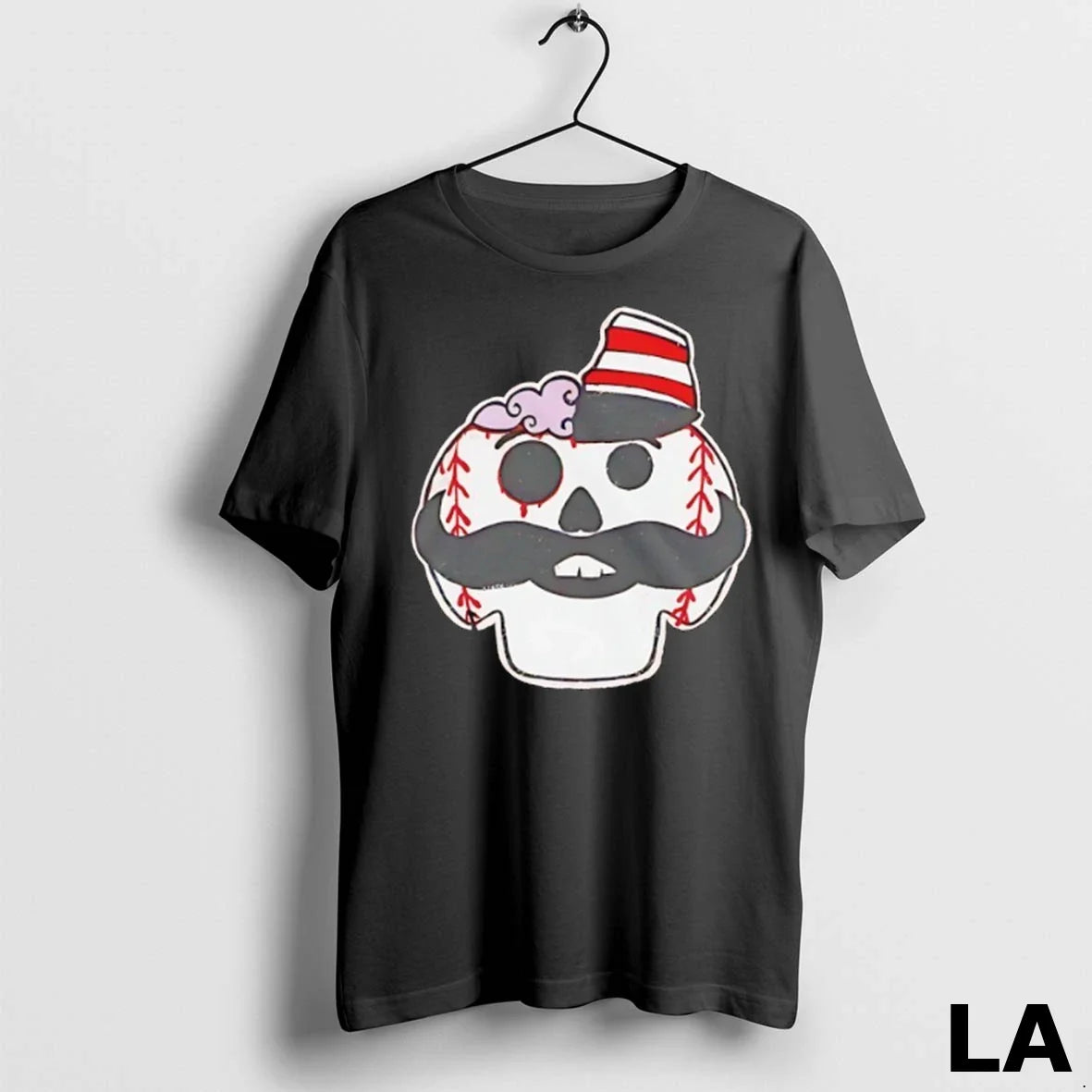 Original Cincinnati Reds Baseball Sugar Skull Halloween Unisex