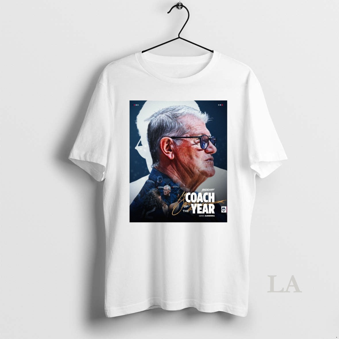Original Coach Of The Year Geno Auriemma Uconn Womens Basketball Signature Unisex