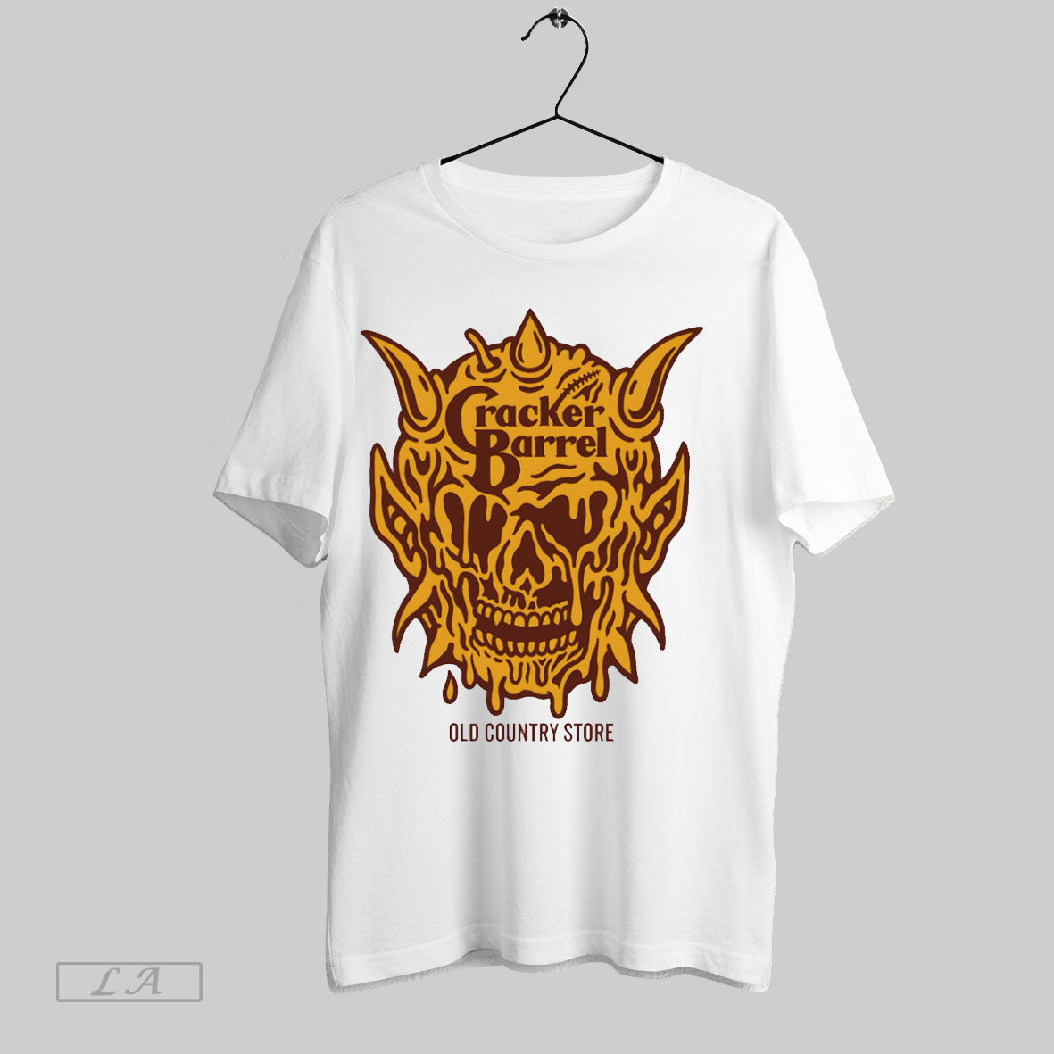 Original Cracker Barrel Skull Parody Unisex