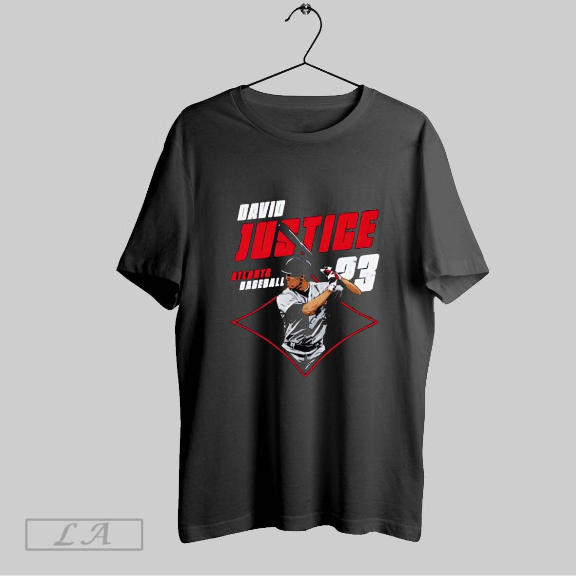 Original David Justice Atlanta Diamond 23 T Shirt Unisex