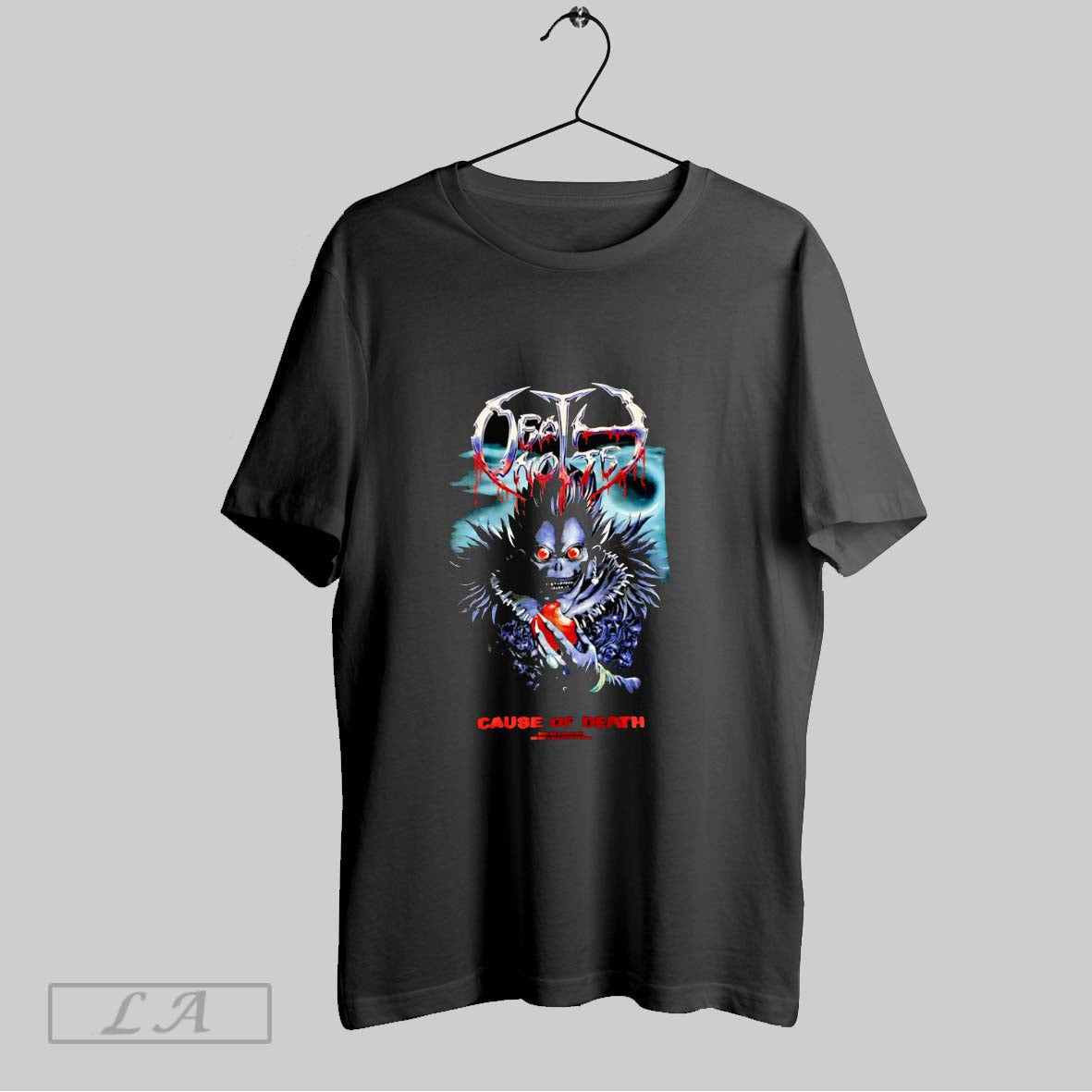 Original Death Note X Obituary Cause Of Death T Shirt Unisex