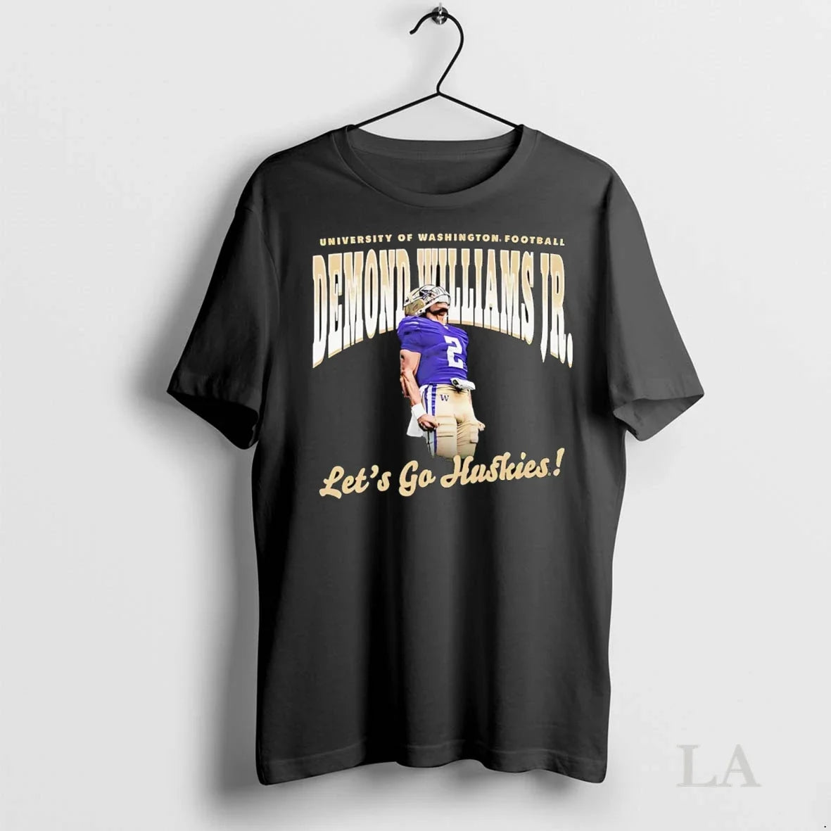 Original Demond Williams Jr Lets Go Washington Huskies Unisex