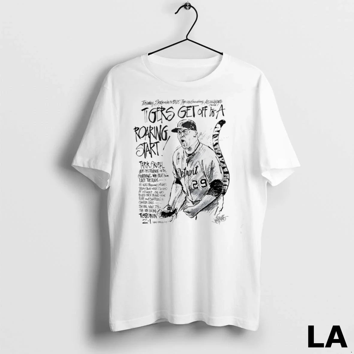 Original Detroit Tigers Tarik Skubal Get Of To A Roaring Start Unisex