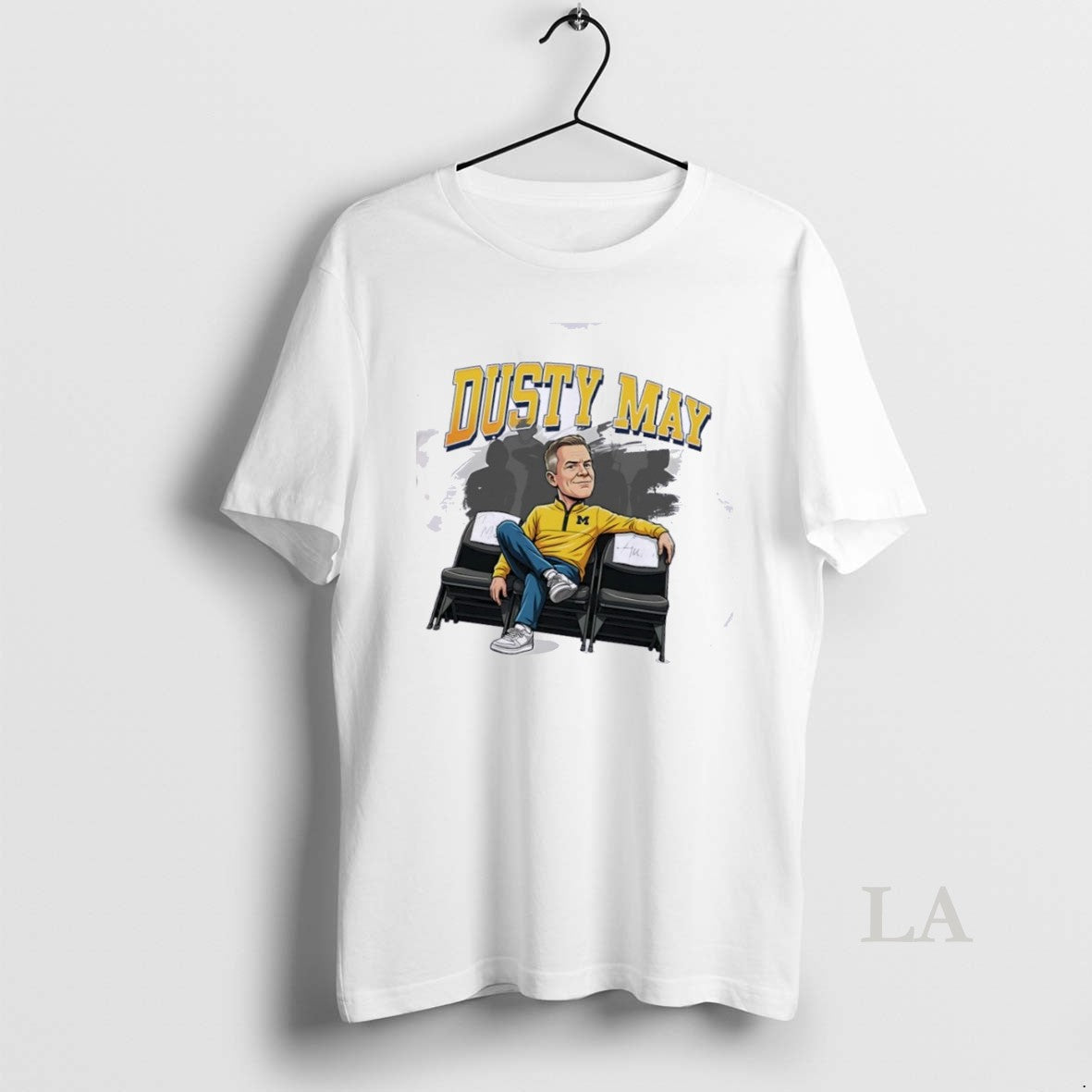 Original Dusty May University Of Michigan Basketball Aura Caricature Unisex