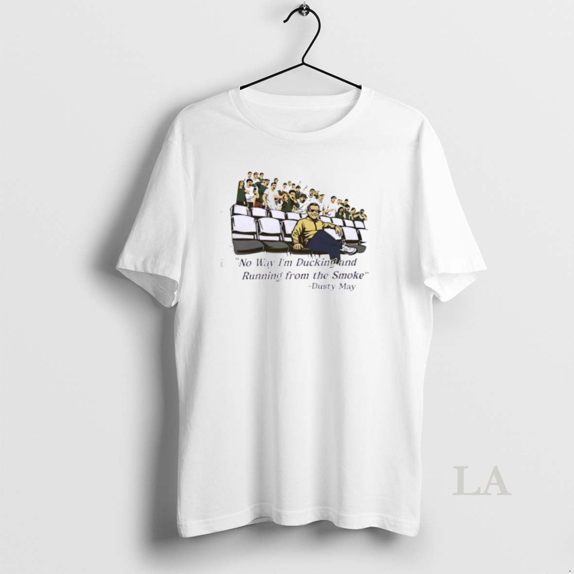 Original Dusty May Quote No Way Im Running From The Smoke Michigan Basketball Unisex