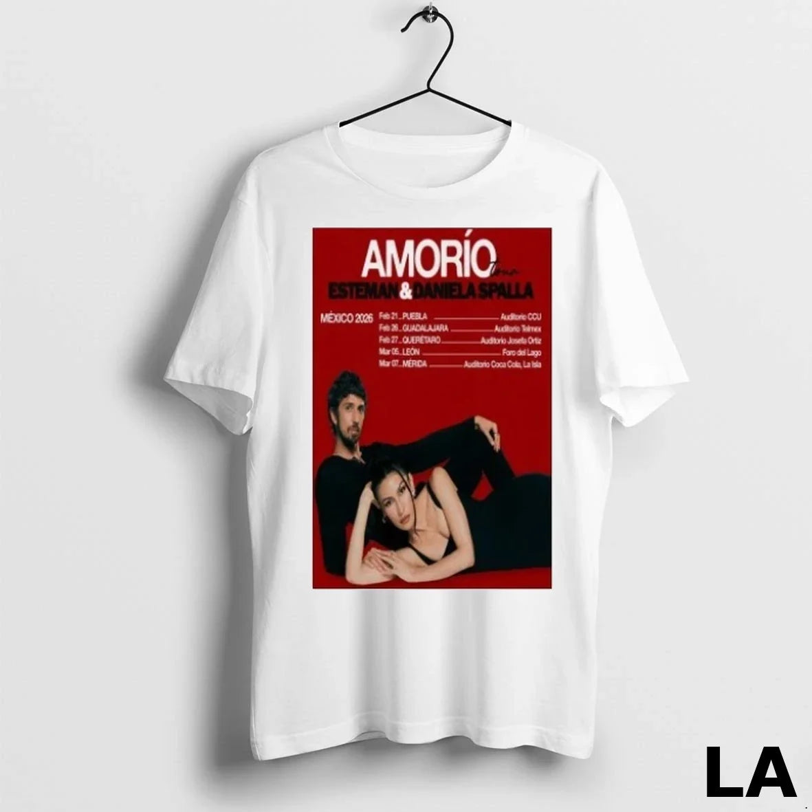 Original Esteman Daniela Spalla Amorio Tour Mexico 2026 Unisex