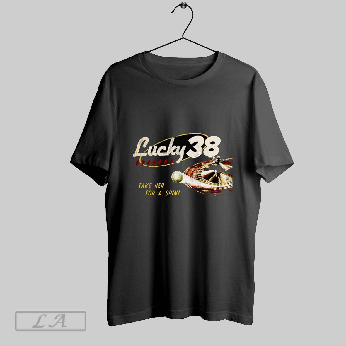 Original Fallout New Vegas Lucky 38 T Shirt Unisex