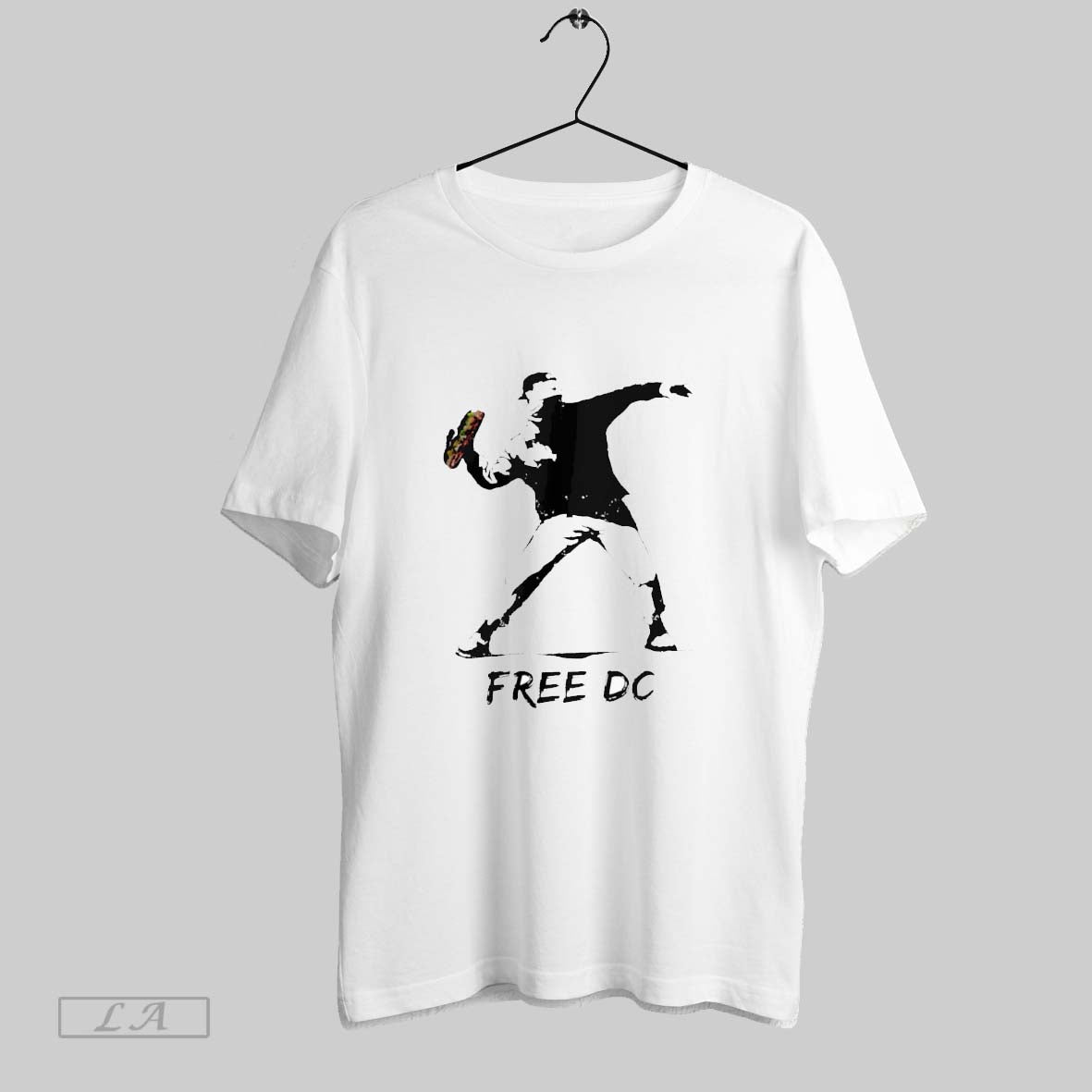 Original Free Dc Sandwich Thrower Banksy T Shirt Unisex