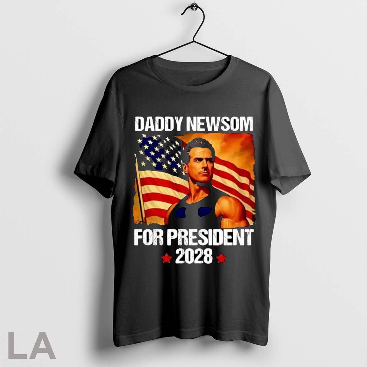 Original Gavin Newsom 2028 Daddy Newsom For President Political Campaign T Shirt Unisex