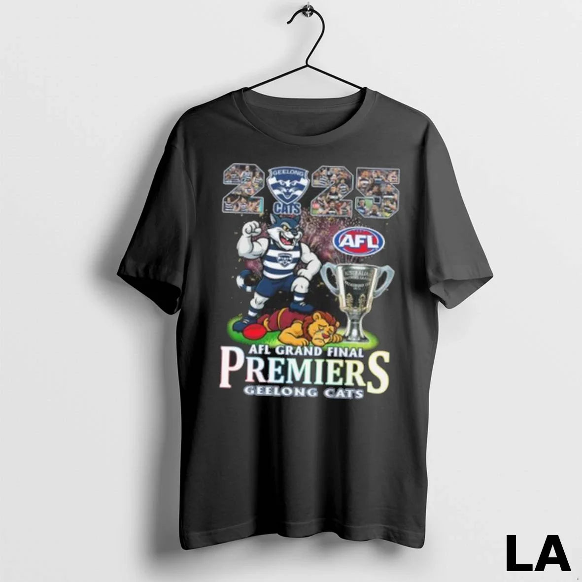 Original Geelong Cats 2025 Afl Grand Final Premiers Mascot Unisex