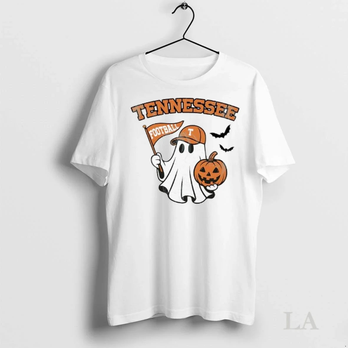 Original Halloween Ghost Tennessee Volunteers Football Flag Pumpkin Ladies Unisex