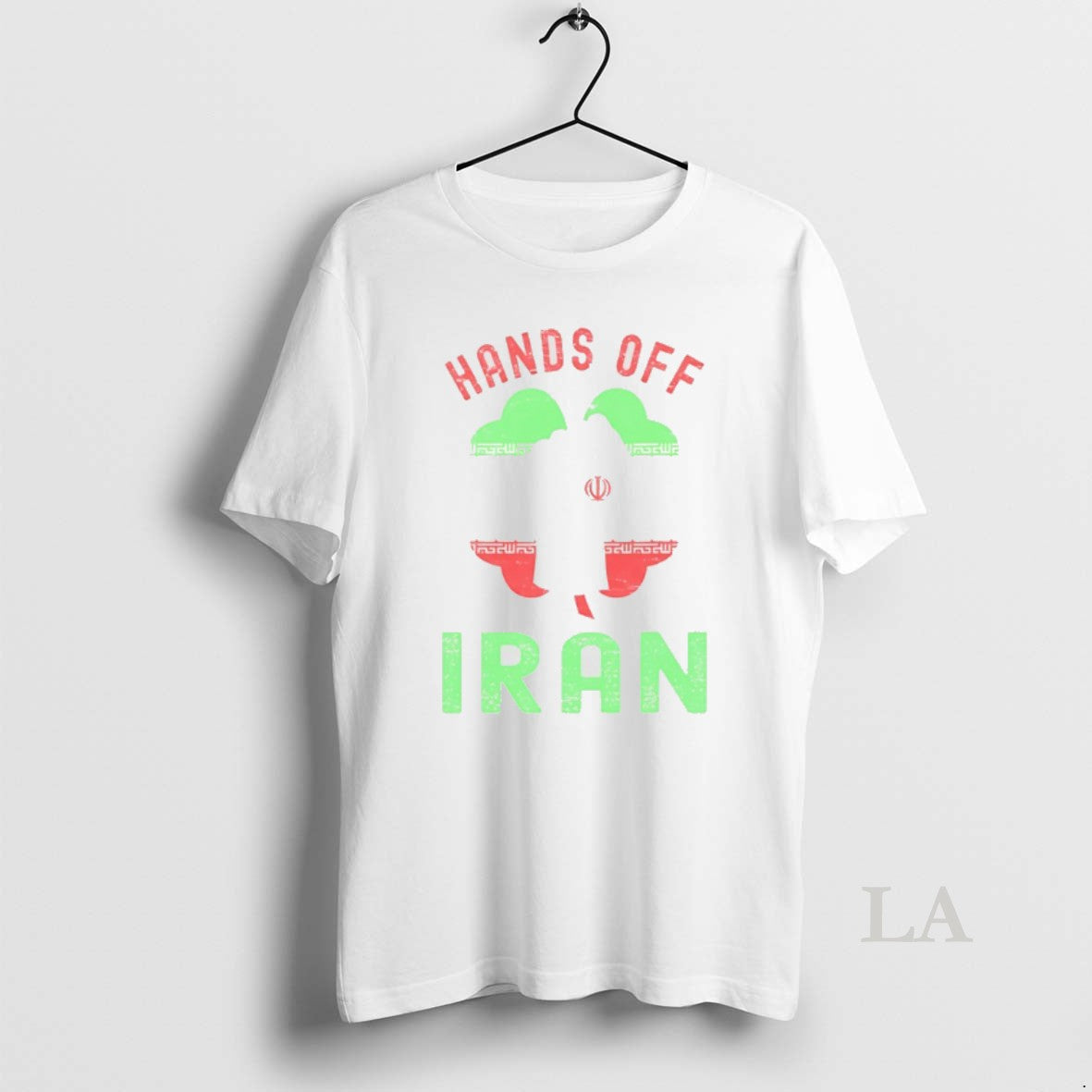 Original Hands Off Iran Stand With Iran Political Protest Statement Unisex