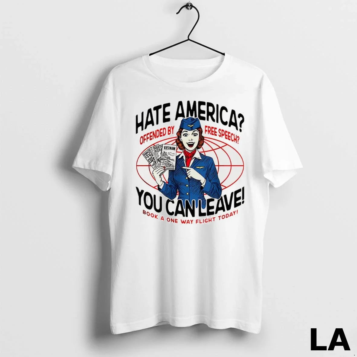 Original Hate America Offended By Free Speech You Can Leave Unisex