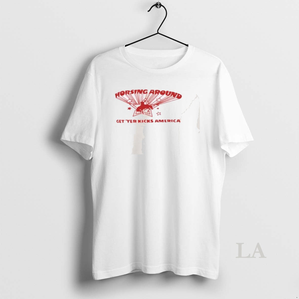 Original Horsing Around Get Yer Kicks America Unisex