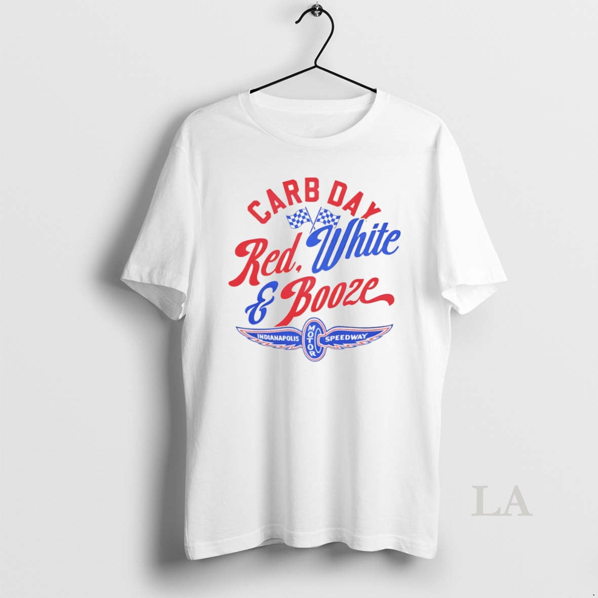 Original Indianapolis Motor Speedway 500 Carb Day Red White And Booze Racing Unisex