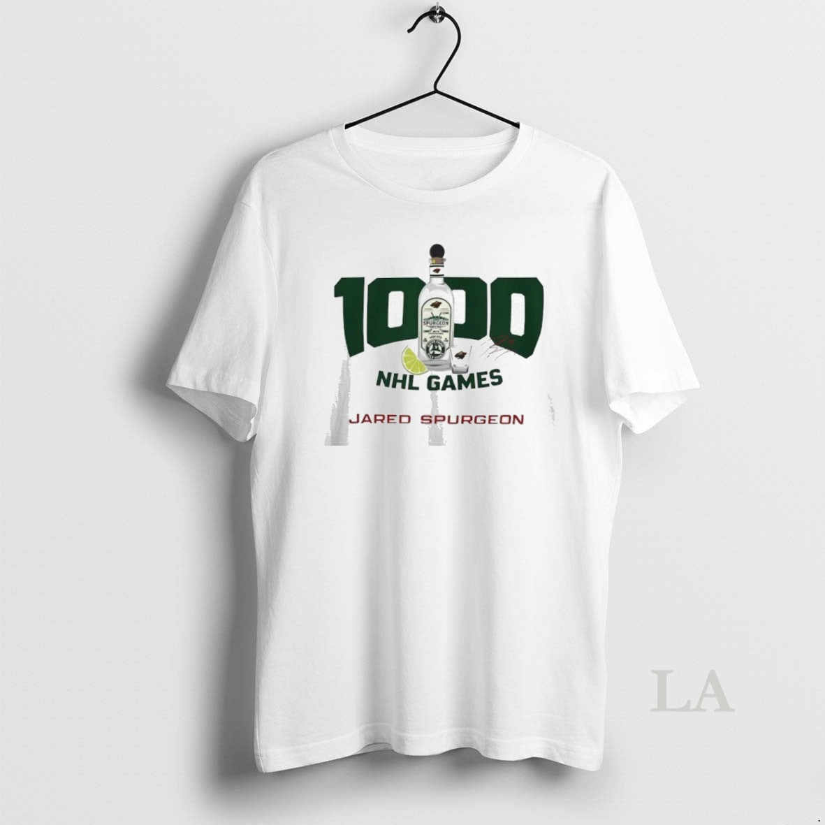 Original Jared Spurgeon 1000 Nhl Games Unisex