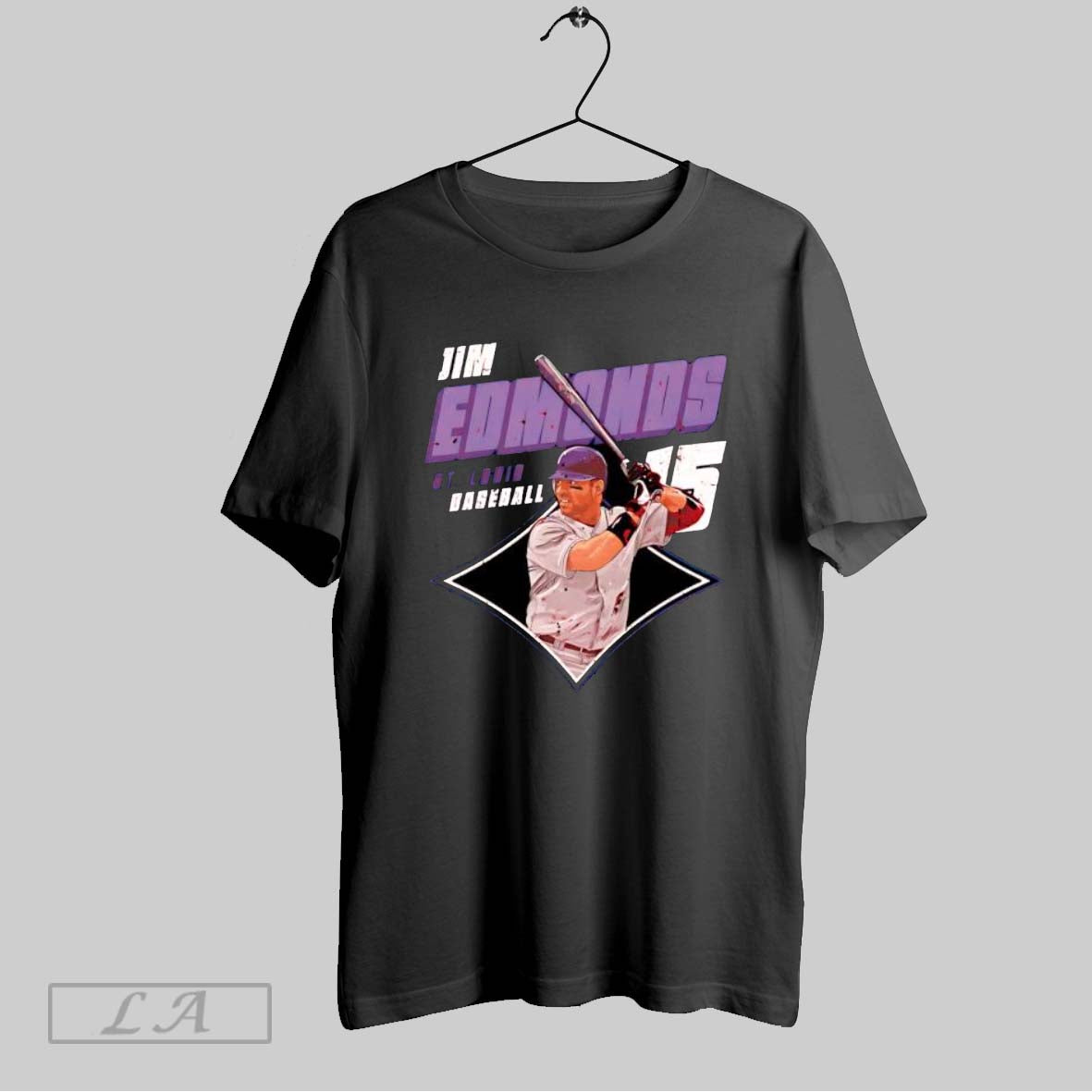 Original Jim Edmonds St Louis Diamond Number 15 T Shirt Unisex