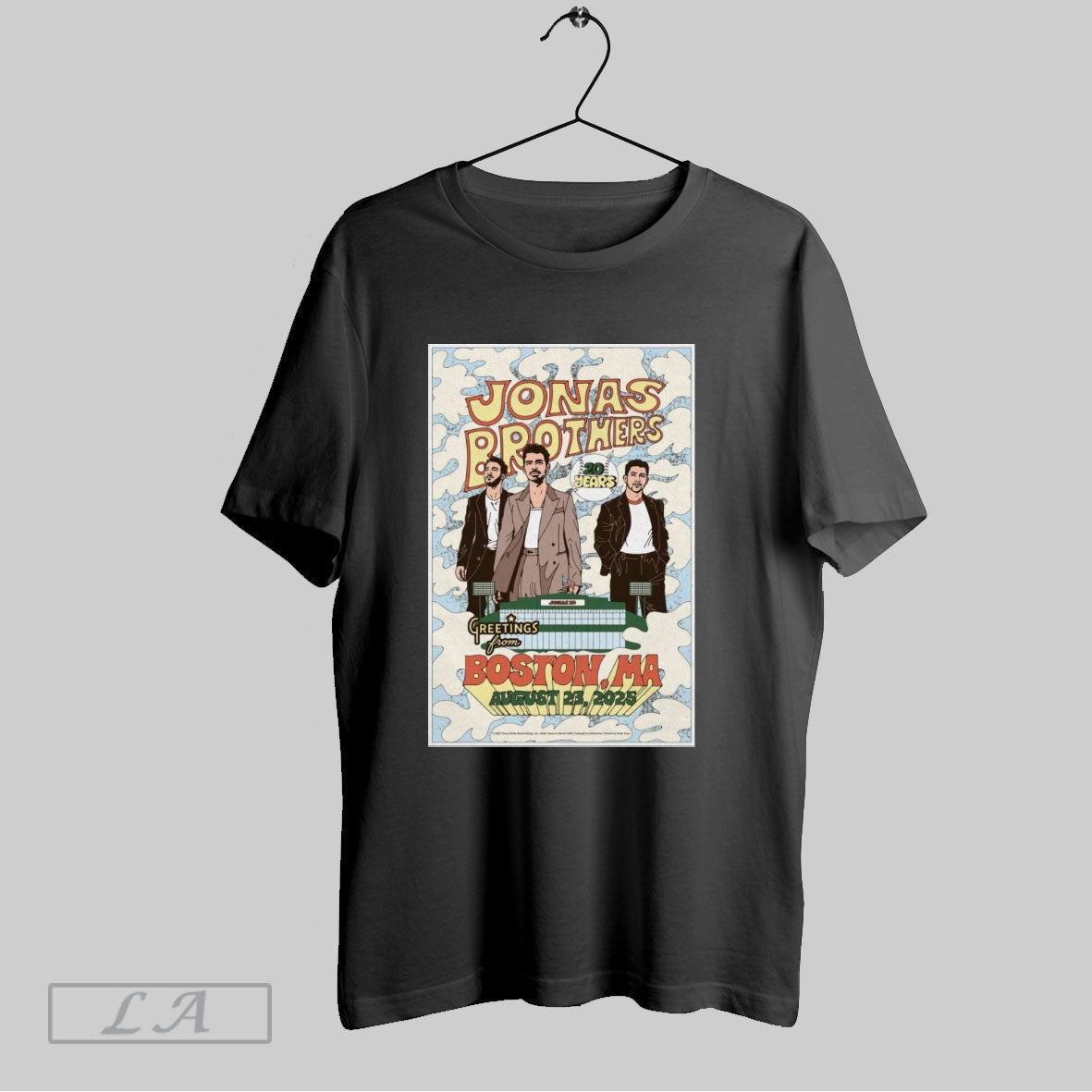 Original Jonas Brothers August 23 2025 Fenway Park In Boston Ma Poster Unisex