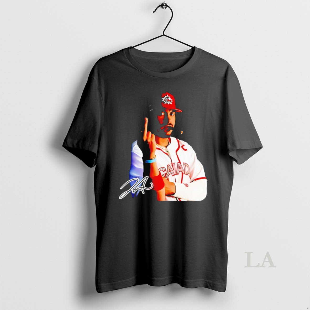 Original Josh Naylor Smoking And Middle Finger Canada World Baseball 2026 Signature Unisex