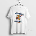 Original Just A Florida Girl In A Louisiana World Map Unisex