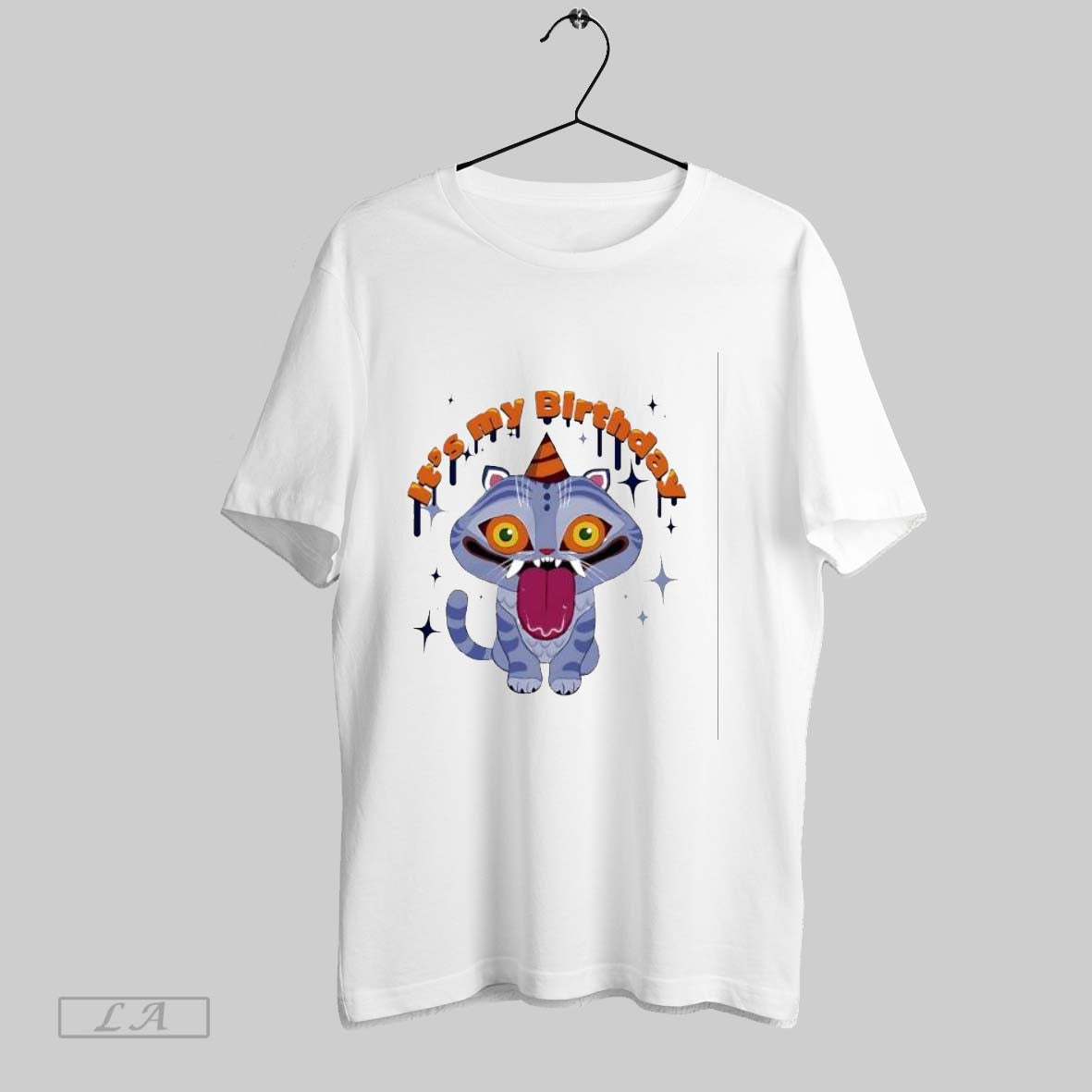 Original Kpop Demon Hunters Its My Birthday Derpy Tiger T Shirt Unisex