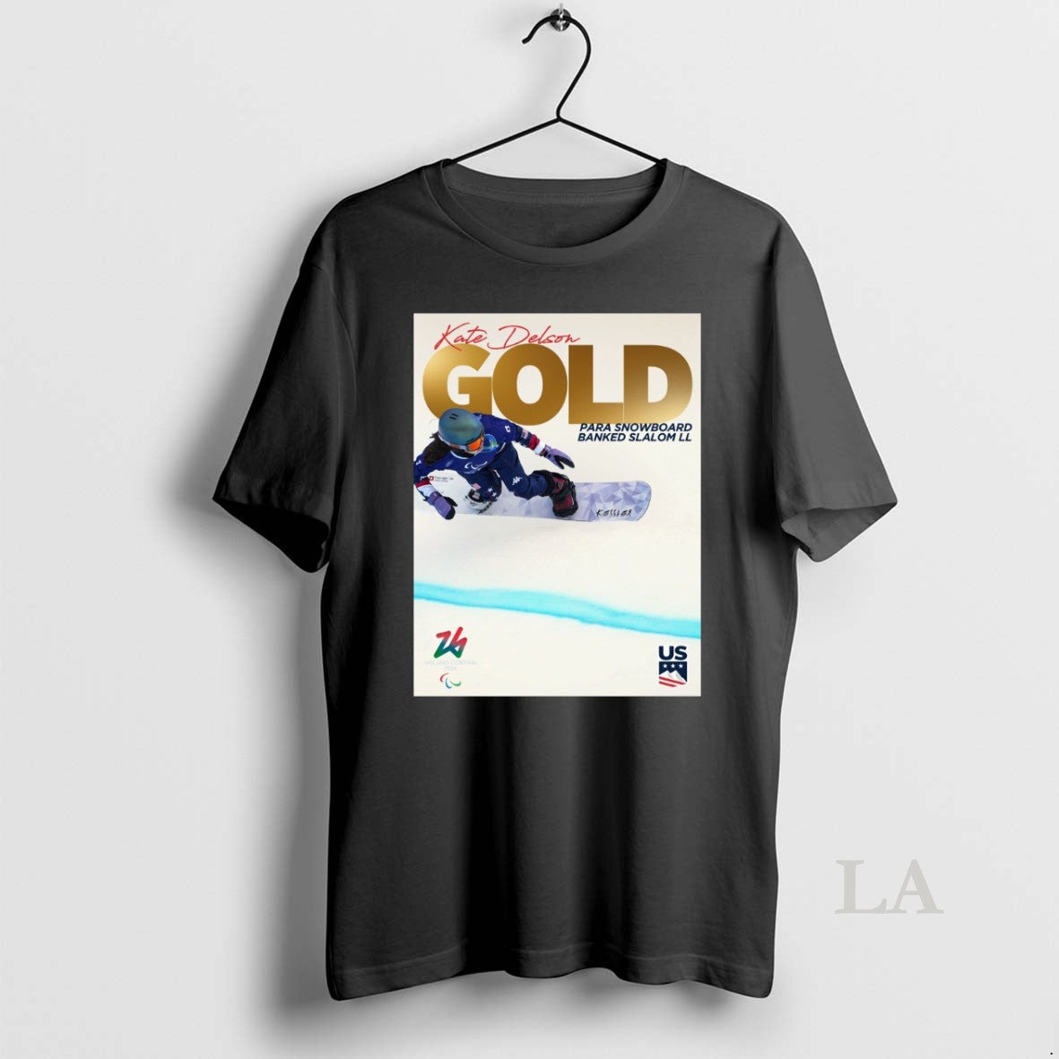 Original Kate Delson Gold Medal Para Snowboard Banked Slalom Ll Unisex