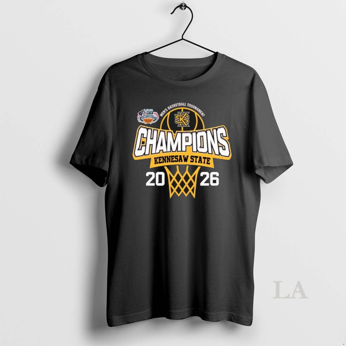 Original Kennesaw State Owls 2026 C Usa Mens Basketball Tournament Champions Unisex