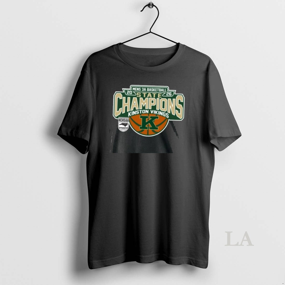 Original Kinston Vikings 2026 Mens 3a Basketball State Champions Unisex