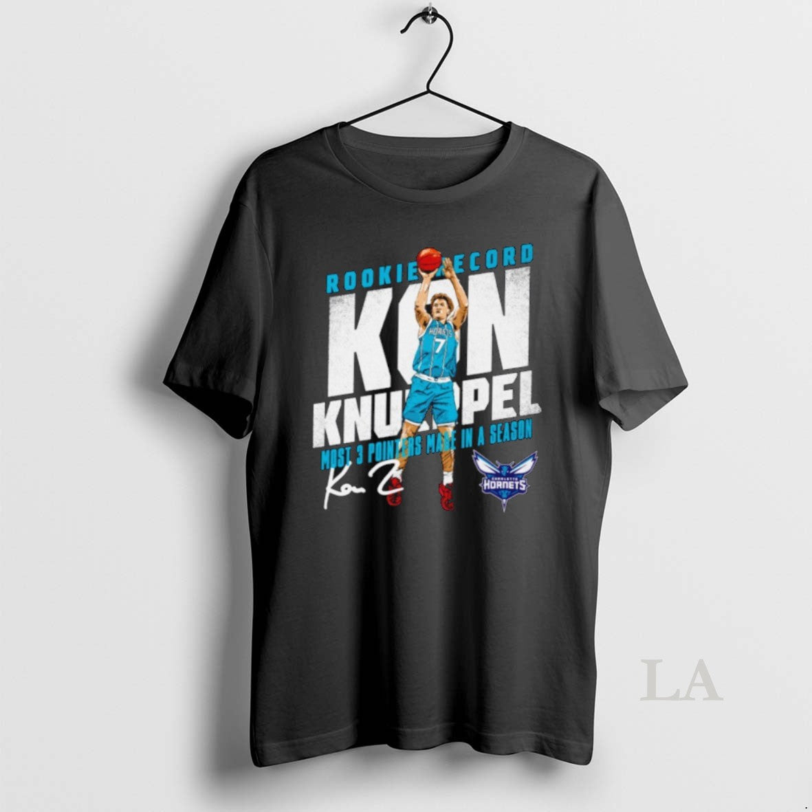 Original Kon Knueppel Charlotte Hornets Rookie Three Point Record Unisex