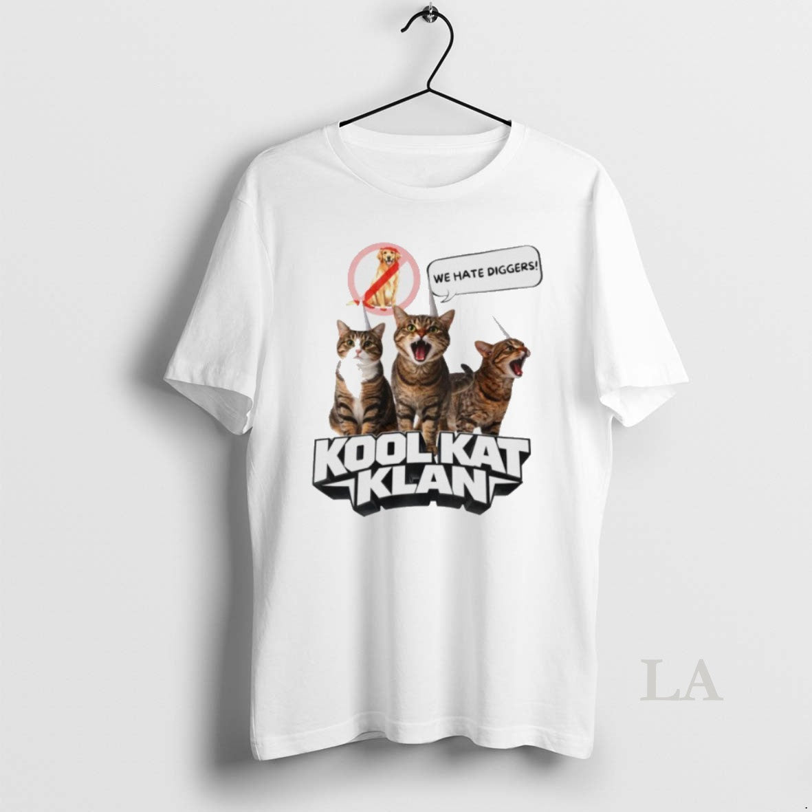 Original Kool Kat Klan We Hate Diggers Cat Unisex